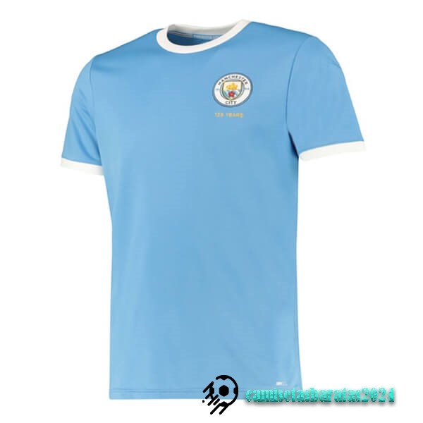 Replicas Camiseta Manchester City 125th Azul Claro
