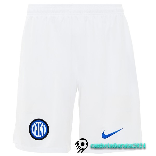 Replicas Segunda Pantalones Inter Milán 2023 2024 Blanco