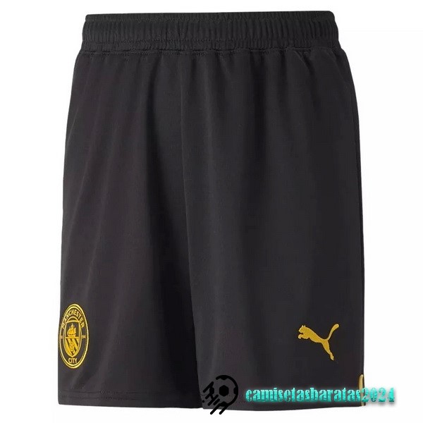 Replicas Segunda Pantalones Manchester City 2022 2023 Negro