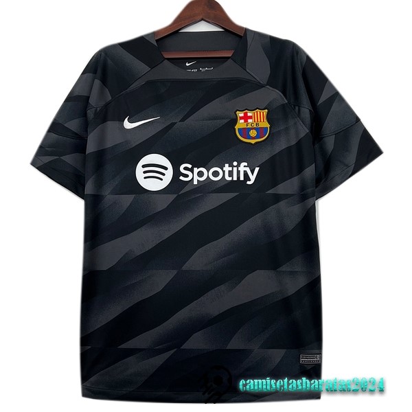 Replicas Tailandia Camiseta Portero Barcelona 2022 2023 Negro
