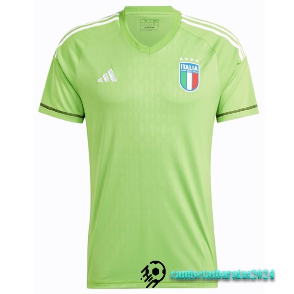 Replicas Tailandia Camiseta Portero Italia 2023 Verde
