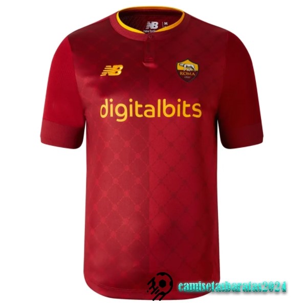 Replicas Tailandia Casa Camiseta As Roma 2022 2023 Rojo
