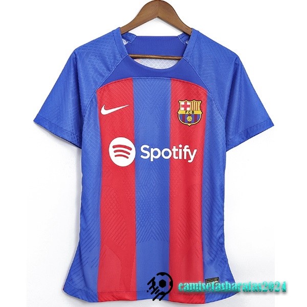 Replicas Tailandia Casa Concepto Jugadores Camiseta Barcelona 2023 2024 Azul Rojo