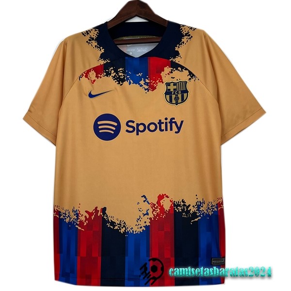 Replicas Tailandia Especial Camiseta Barcelona 2023 2024 Amarillo