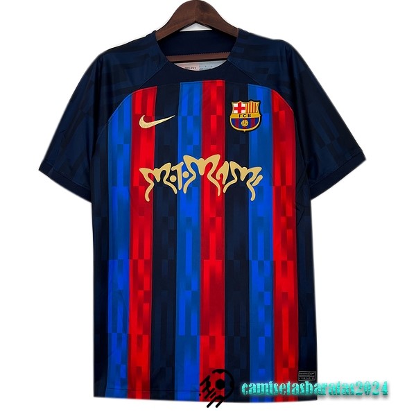 Replicas Tailandia Especial Camiseta Barcelona 2023 2024 Azul Rojo