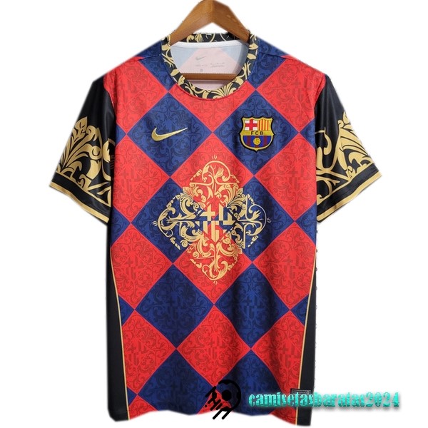 Replicas Tailandia Especial Camiseta Barcelona 2023 2024 Rojo Azul