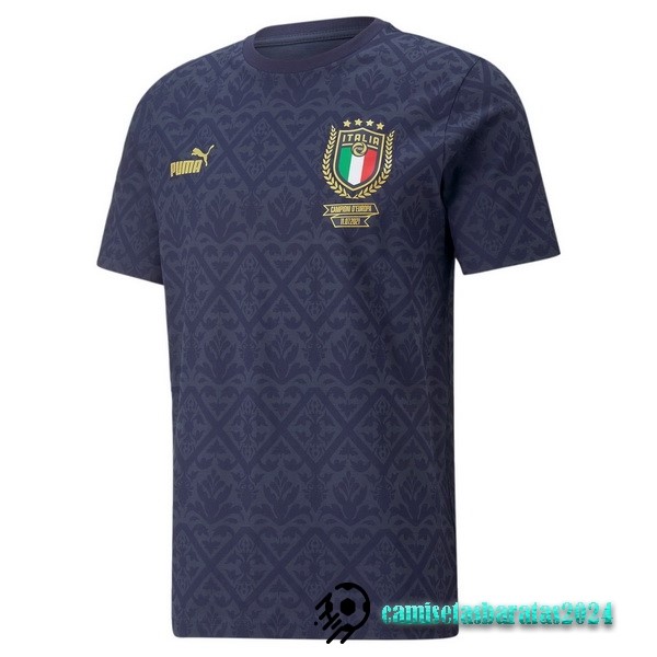 Replicas Tailandia Especial Camiseta Italia 2022 Azul Marino