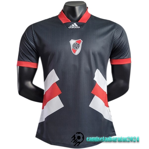 Replicas Tailandia Especial Jugadores Camiseta River Plate 2023 2024 Negro