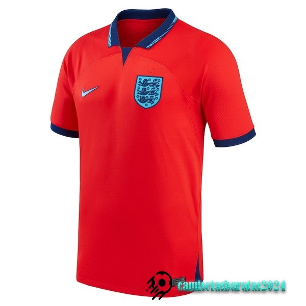 Replicas Tailandia Segunda Camiseta Inglaterra 2022 Rojo