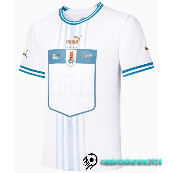 Replicas Tailandia Segunda Camiseta Uruguay 2022 Blanco