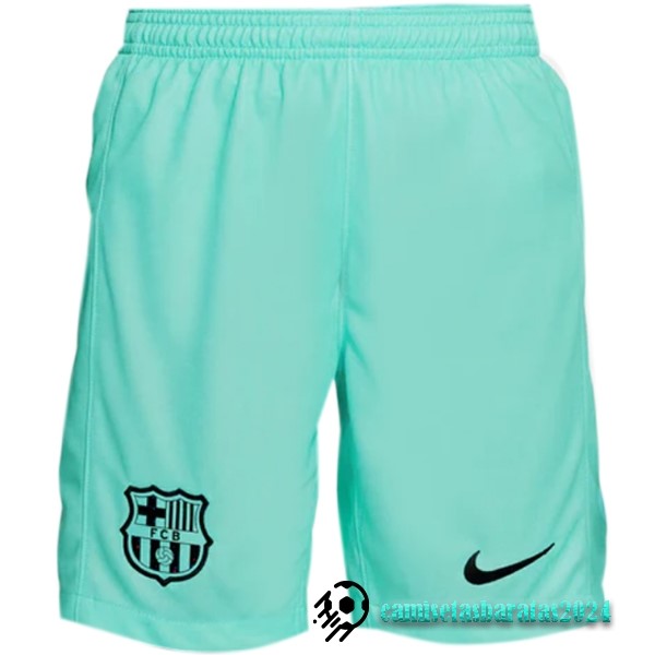 Replicas Tercera Pantalones Barcelona 2023 2024 Azul Verde