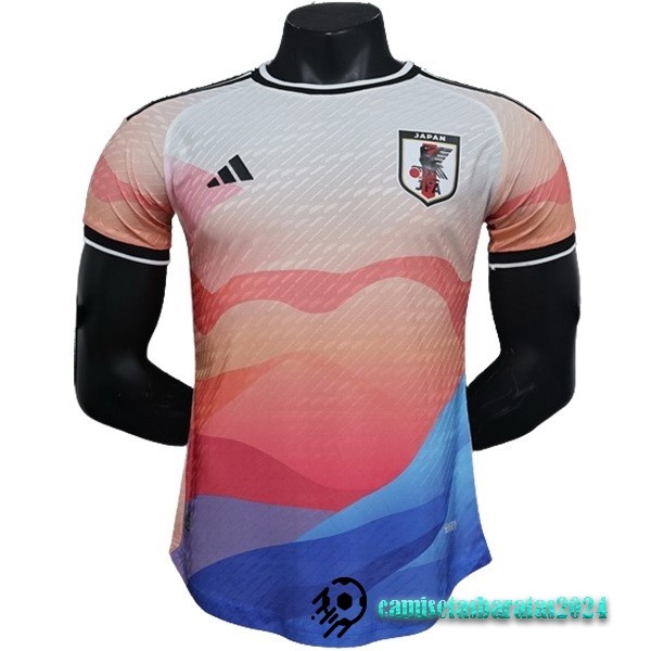 Replicas Tailandia Especial Jugadores Camiseta Japón 2024 Blanco Azul Rosa