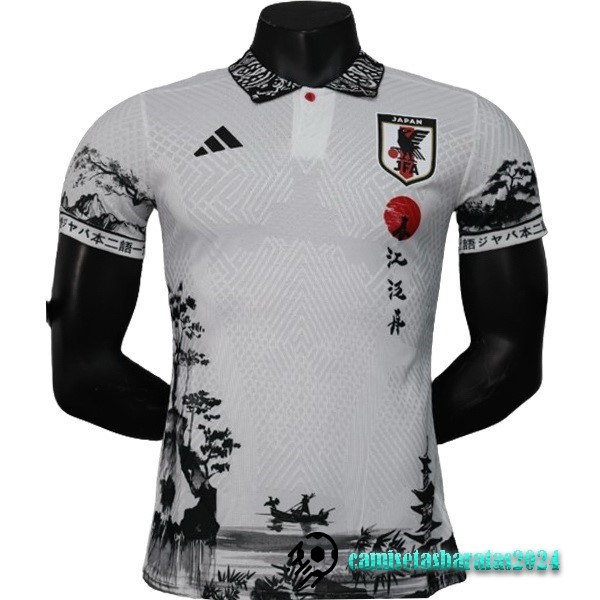 Replicas Tailandia Especial Jugadores Camiseta Japón 2024 Negro I Blanco