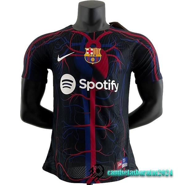 Replicas Tailandia Jugadores Especial Camiseta Barcelona 2023 2024 Negro Purpura