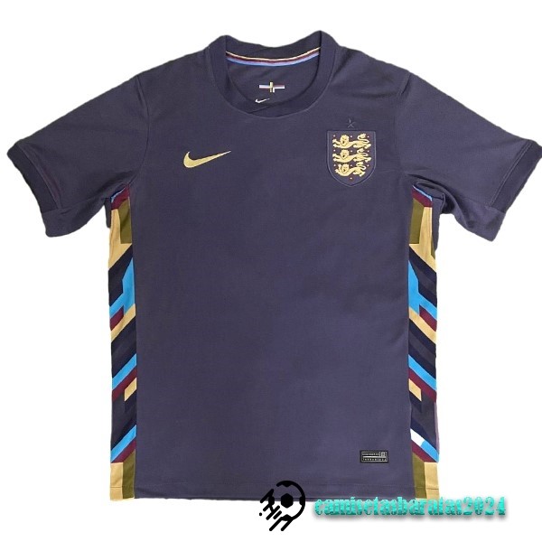 Replicas Tailandia Segunda Camiseta Inglaterra 2024 Purpura